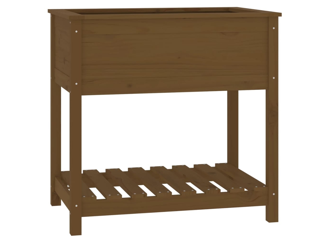 Jardinera VIDAXL Marrón Pine Wood (82.5 x 54 x 81 cm)