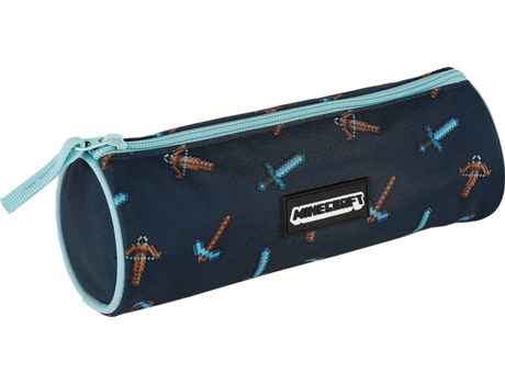 Estuche MINECRAFT Pica Pica Redondo (Multicolor - Poliéster - 8x22x8 cm)