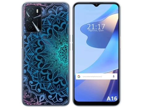 Carcasa Oppo A16 / A16s TUMUNDOSMARTPHONE Dibujos Transparente