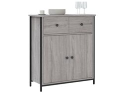 Aparador De Madera De Ingeniería Gris Sonoma 70x30x80 Cm