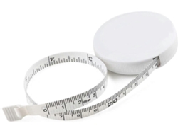 Cinta Métrica De Coser Automática Retráctil Suave 60 Pulgadas/150 Cm, Blanca (2 Unidades)