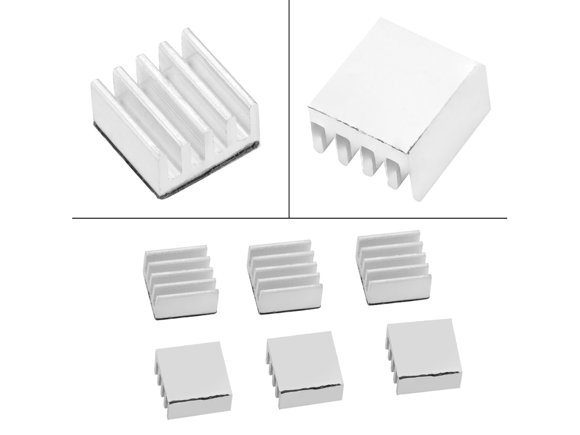 2026as-10 Piezas Radiadores De Aluminio Adhesivos Para Disipación Rápida De Calor Impresora 3d A4988