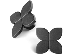 Manijas De Cajón Linjou 2 Piezas, Material Aleación De Zinc, Negro Y Latón, Para Cocina, Armarios Y Muebles