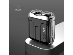 Afeitadora Eléctrica Portátil Con Cabezales Magnéticos Dobles, Pantalla Digital, Carga Rápida Usb-c, Resistente Al Agua, Ideal Para Viajar.