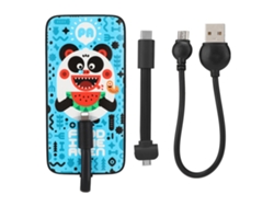 Batería externa Black Fish EOOCOO de 8000 mAh (alta capacidad, carga rápida)