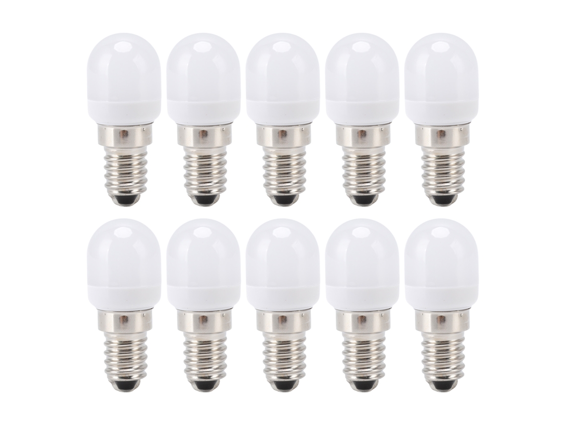 2026-10 Piezas Bombilla Led E14 Acero Inoxidable 1.5w 220v Para Lámparas De Candelabro, Techo, Armario, Pared Y Mesa