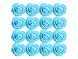 Cabezas de flores artificiales azules Slowmoose