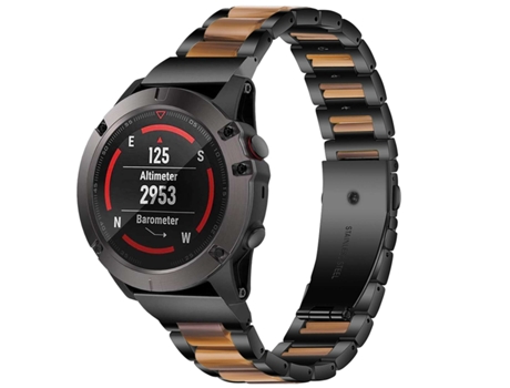 Correa Acero Inoxidável + Resina Quarzo para Amazfit T-Rex