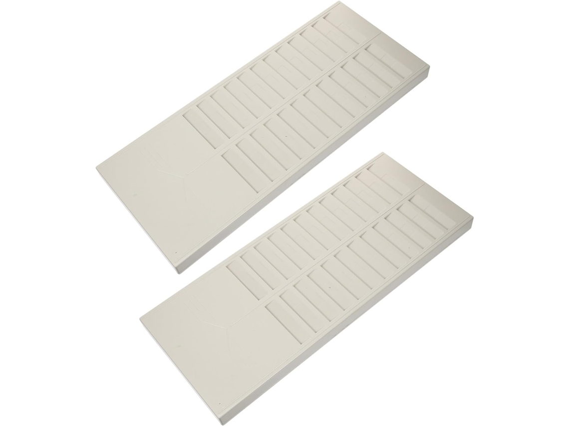 Tarjeteros De Pared Para Control De Asistencia, Estante De Almacenamiento De Plástico Resistente, Doble Fila, 24