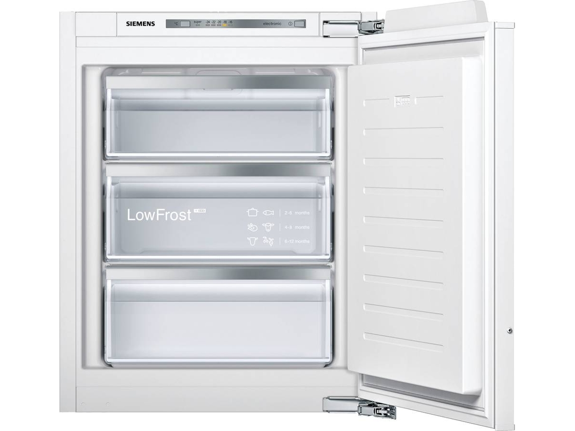Congelador Vertical Integrable SIEMENS GI11VAFE0 (Low Frost - 71.2 cm - 72 L - Blanco)