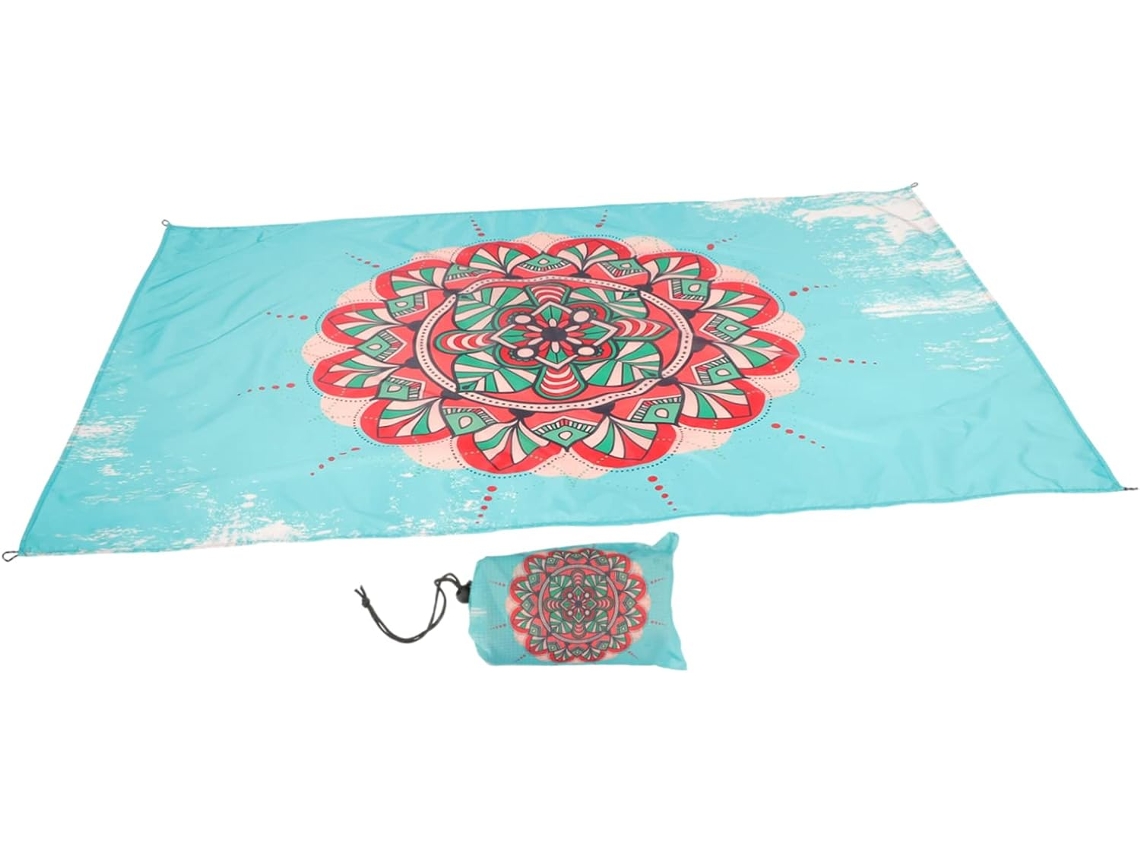 Manta De Piquenique Estampada, Esteira De Praia Decorativa, Manta Impermeável