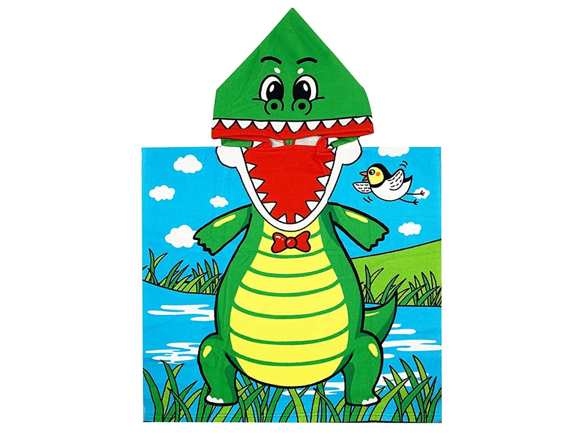 Toalla MEOIRUERY Poncho Capucha Funda Microfibra (Talla Única)