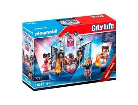 PLAYMOBIL City Life Banda de Musica (Edad Mínima Recomendada: 4 años - 77 Piezas)