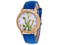 Reloj De Pulsera Sencillo E Informal Para Mujer De Yolako Con Correa De Plástico Azul Oscuro.