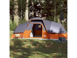 Tienda de campaña familiar impermeable tipo domo para 11 personas, gris/naranja, Wsd141861, Lovely Home