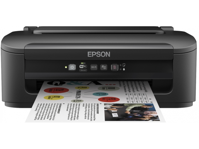 Impresora EPSON WorkForce WF-2010W (Inyección de Tinta - Wi-Fi) — Resolución: 5760 x 1440 ppp | Velocidad de impresión: N|B 9 ppm, Color 4,7 ppm