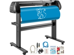 Plotter de corte de vinilo de 720 mm con pantalla LCD, 3 cuchillas y software compatible con Tekmaquinas