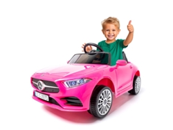 Coche Eléctrico para Niños Mercedes CLS350 con Batería 12V Rosa ATAA