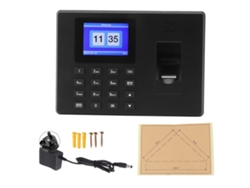 Reloj De Fichaje Biométrico Digital Con Sensor De Huellas Dactilares Para Empleados Y Pequeñas Empresas. Enchufe Británico.