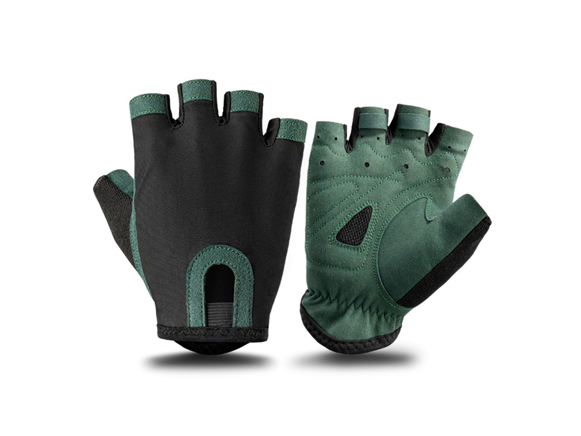 2026-guantes Sin Dedos Antideslizantes Absorción De Impactos Para Ciclismo Al Aire Libre Y Senderismo