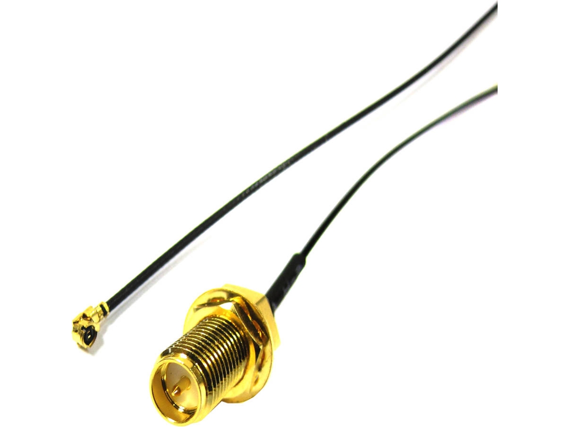 Cable 1,13mm 20cm (U.FL-Macho/rSMA-Hembra) BEMATIK BeMatik WG07400
