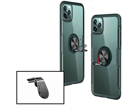 Kit Carcasa Anti-Impact Xiaomi Mi 10T 5G PHONECARE Transparente y Negro