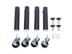 Extensores De Patas De Mesa Con Ruedas, Acero Al Carbono, 27 Cm, Para Muebles, Sofás, Sillas, Armarios Y Mesas De Centro.