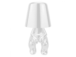 Lámpara De Mesa Táctil Inalámbrica Recargable, Lámpara De Arte Thinker Gold Con Carga Usb.