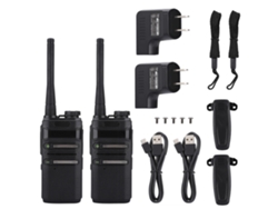 Walkie Talkie Portátil Bidireccional De 3 W Uhf 400-470 Mhz, 16 Canales, Zt-x5, 2 Unidades.