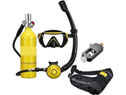 Mini Botella De Buceo, Tubo De Snorkel, Rebreather, Equipo Portátil De Apnea