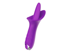 Vibrador De Masaje Para Lamer La Lengua De Silicona De 10 Frecuencias Para Mujeres (prpura) Yizhood