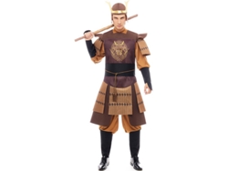 Disfraz de Hombre PARTILANDIA samurai legendario japones marron (Tam.: S)