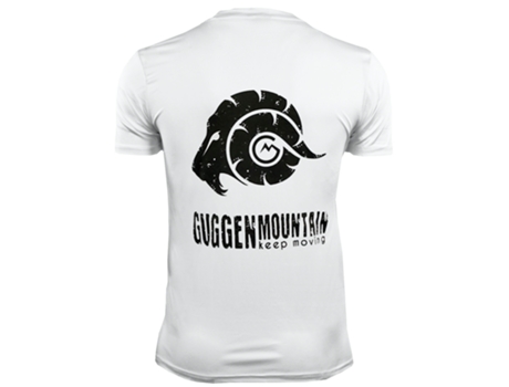 GUGGEN MOUNTAIN FW04 Camiseta Deportes al aire libre Secado rápido Transpirable (Blanco - S)