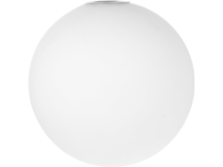 Cristal Esmerilado Esférico, Blanco Lechoso, Compatible Con Casquillo E27, Globo De Luz Redondo, Difusor De 200 Mm.