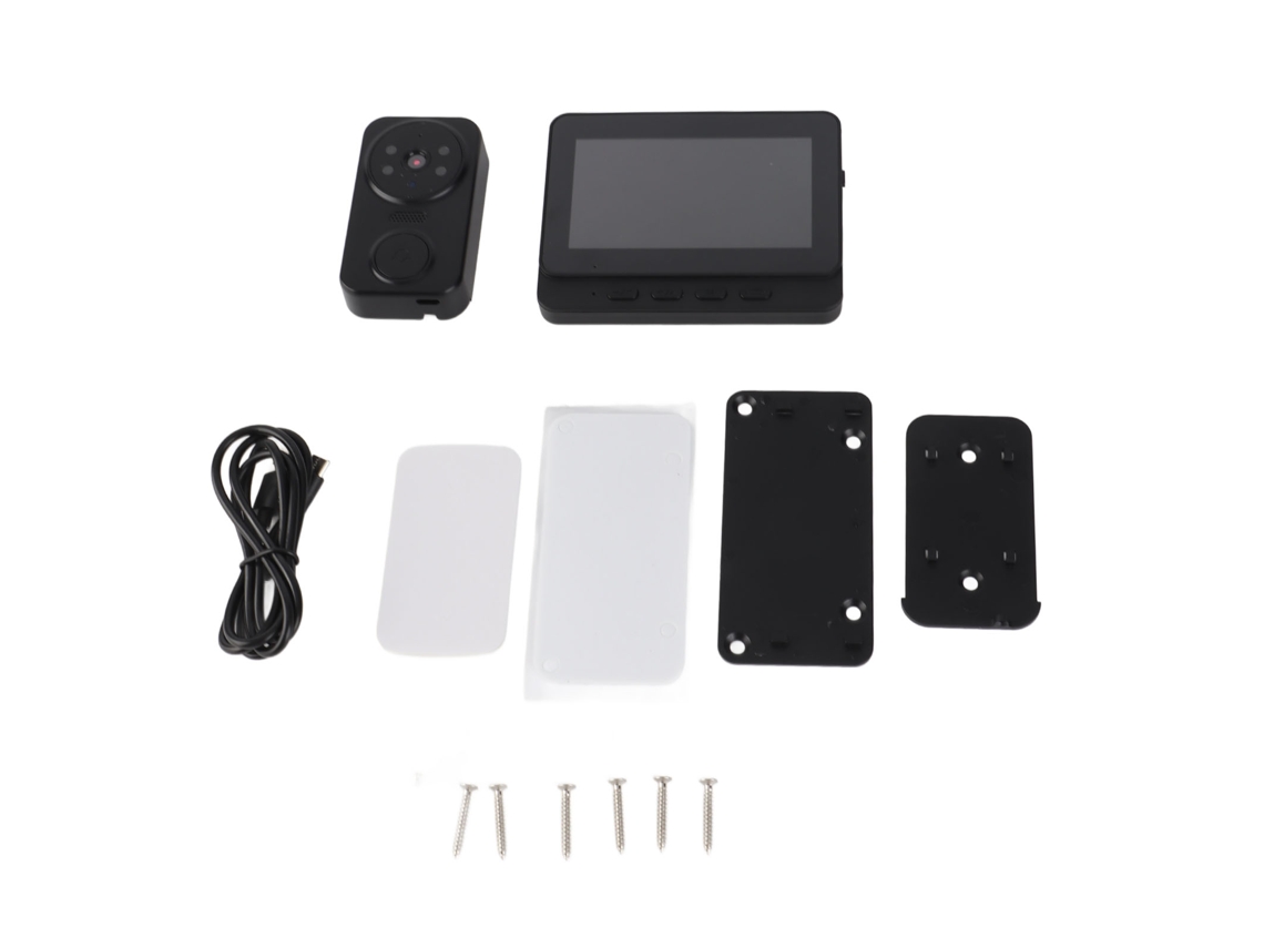 2026 Store-timbre De Puerta Inteligente Inalámbrico Con Cámara 8mp 1080p Hd Pantalla 4.3 Pulgadas Ángulo 170 Grados