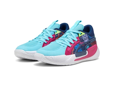 Zapatillas de Hombre para Baloncesto PUMA Court Rider Chaos Multicolor (45)
