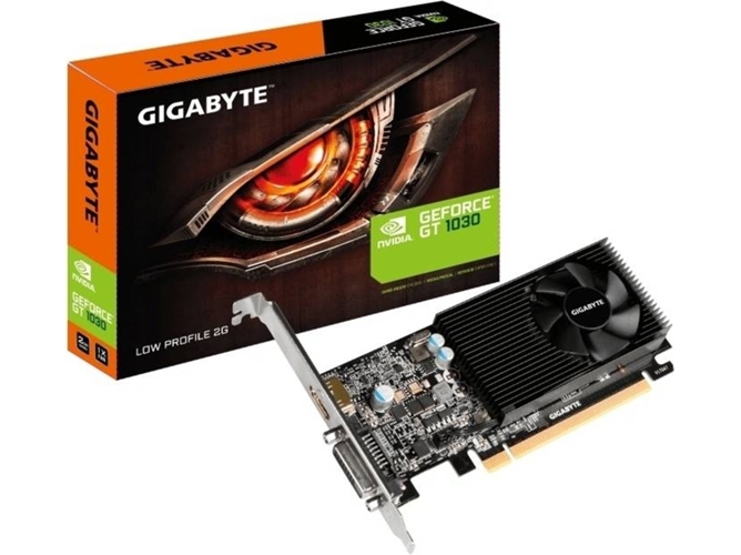 Tarjeta Gráfica nVidia GIGABYTE GT 1030 PCIE3 2GB GDDR5
