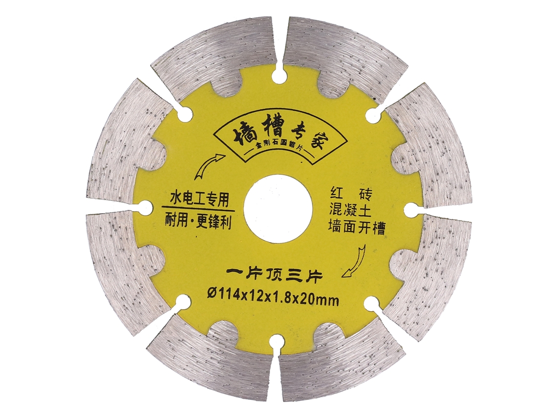 Disco de corte diamantado para serras, acessório de reposição para concreto e granito.