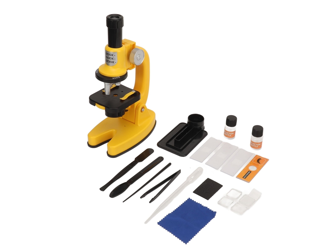 2026-kit Microscopio Para Niños 1200x, Kit Científico Microscopio Inicial Para Niños