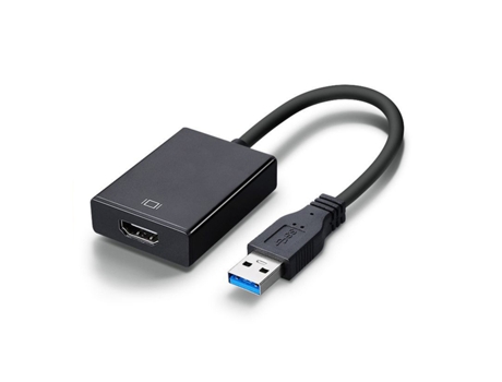 Convertidor compatible con USB 3,0 a HDMI de 1080P, adaptador gráfico de pantalla múltiple para PC, portátil, proyector, HDTV, tarjeta de vídeo ext...