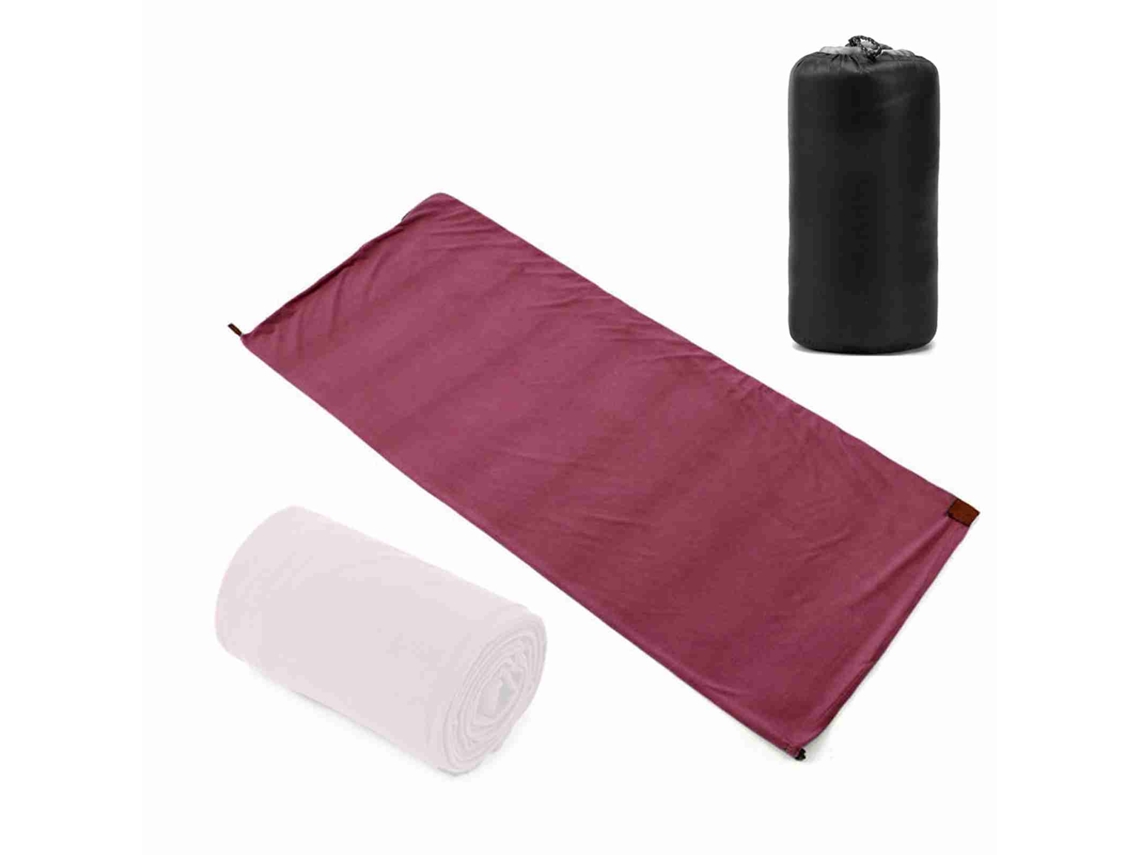 Saco De Dormir Ligero Y Portátil De Forro Polar Para Acampar, Viajar, Hacer Senderismo, Emergencias Y Uso Al Aire Libre.