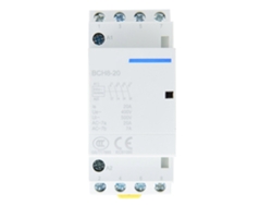 Contacto Ac Doméstico 4p 4no 20a Montaje En Rail Din 24v
