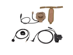 Auriculares Militares U94 De Un Solo Lado Con Reducción De Ruido Y Micrófono Para Yaese Vx-3r