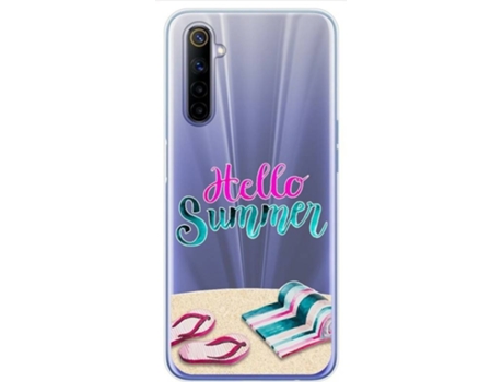 Carcasa Realme 6 TUMUNDOSMARTPHONE Dibujos Transparente Multicolor