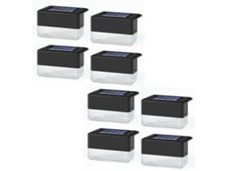 Kit Con 8 Luces Led Solares Para Pasamanos, Luces Solares