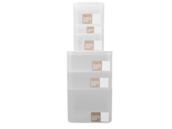Organizador De Maquillaje Multifuncional Apilable Para Encimera De Baño O Dormitorio