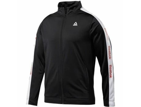 Chaqueta Deportiva para Hombre REEBOK Essentials Linear Logo Negro (S - Negro)