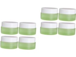 Juego De 2 Cajas Para Ungüentos Con Tapas Herméticas Para Cosméticos.