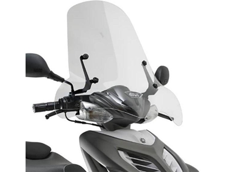 Pára-Brisa GIVI 288A Piaggio Typhoon 50/125&Mbk Waap 125/Nitro/X-Over&Keeway Ry6 50/Ry8 50 Evo Sport&Yamaha Aerox R 50/Bws 125/Vity 125 Incoloro