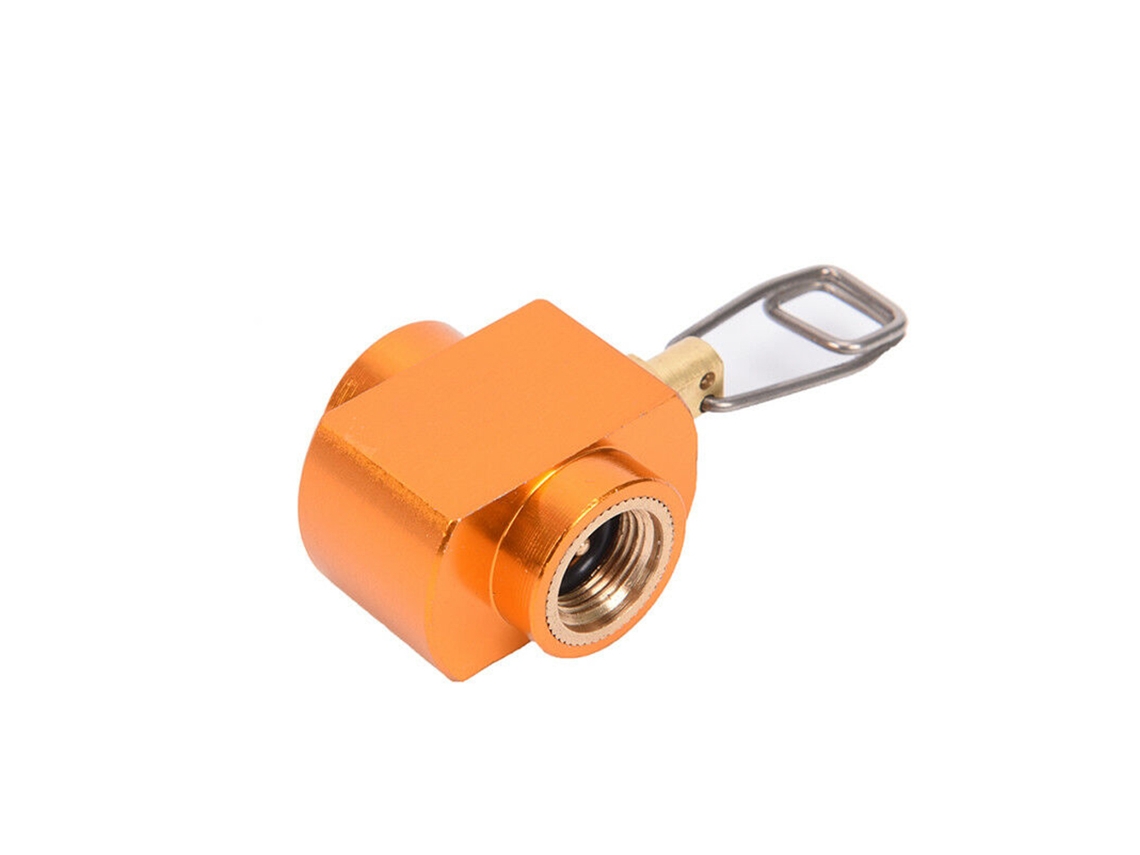Adaptador Económico Para Estufa De Gas, Adaptador De Recarga De Bombonas De Gas Para Camping De Aluminio Y Cobre.